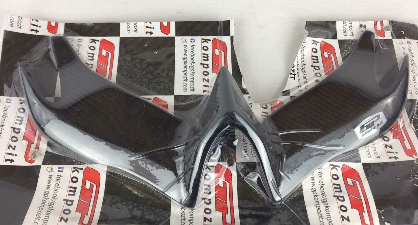 Yamaha R3 Winglet front fairing spoiler race fins carbon fiber 15-18