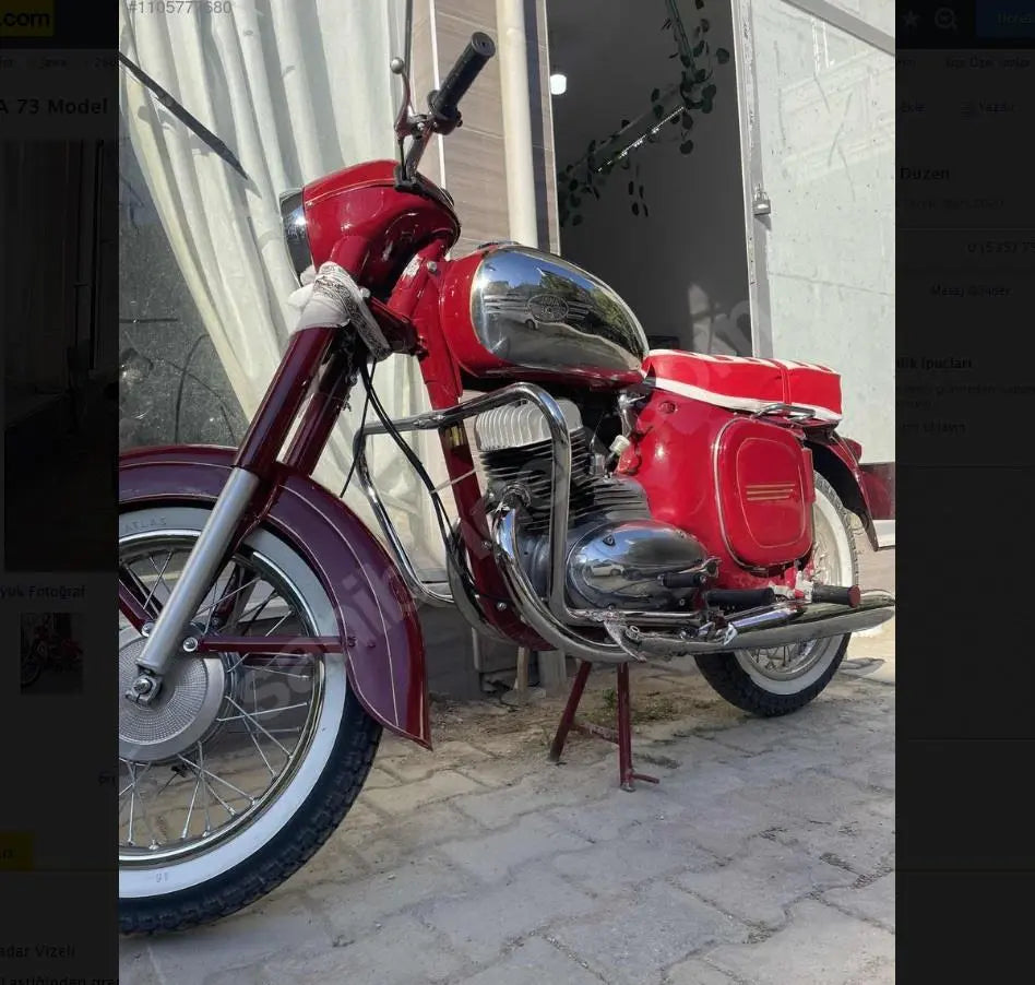 Jawa 250 engine guard protector crash bar