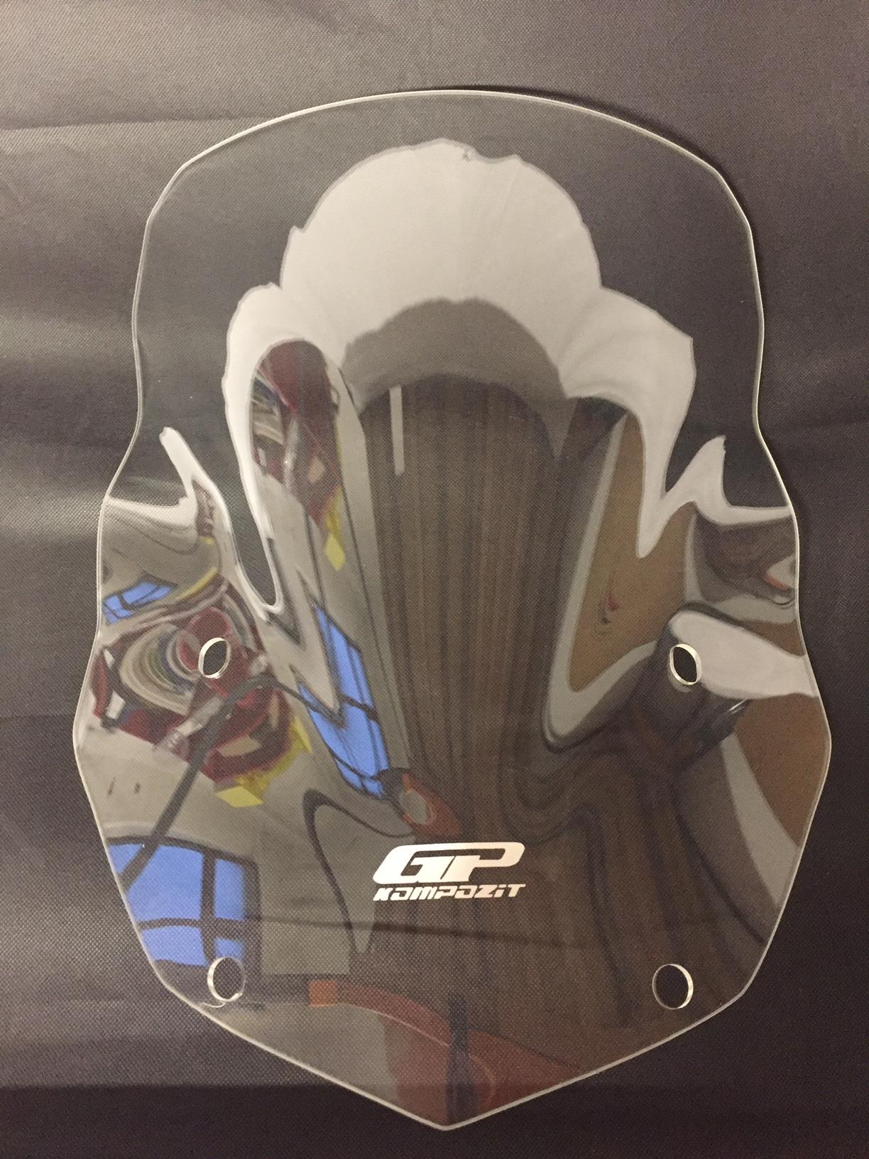 BMW R1250GS clear windscreen 2018-2021