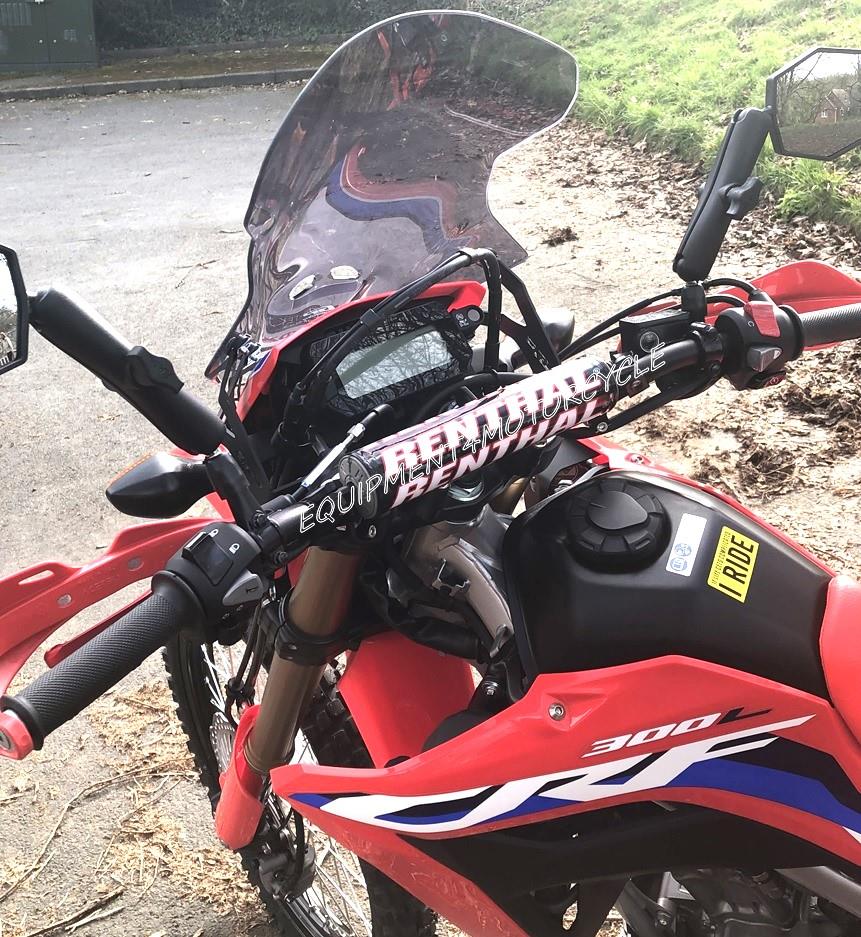 Windscreen for Honda CRF300L/250L Smoke 48 cm 2012-2024