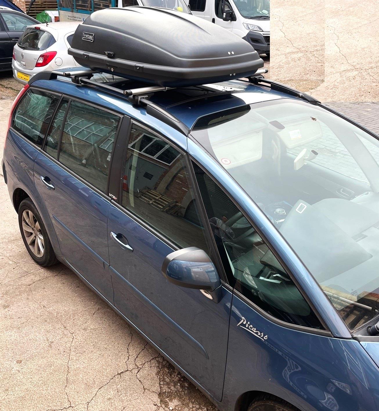 Car Roof Box Cargo Luggage Travel Box 350 LT Black