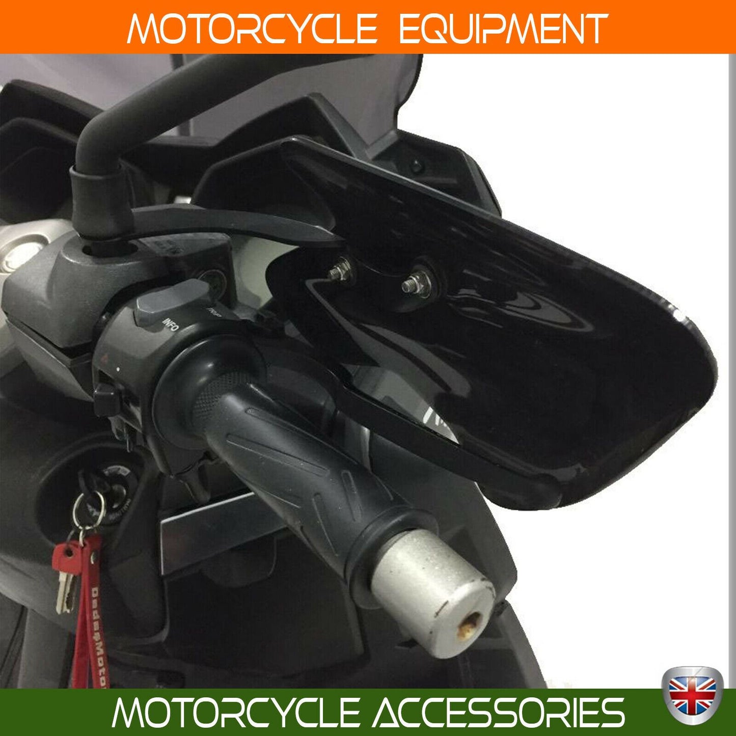 Yamaha XMAX 250-300-400 fiber hand guard protector European made