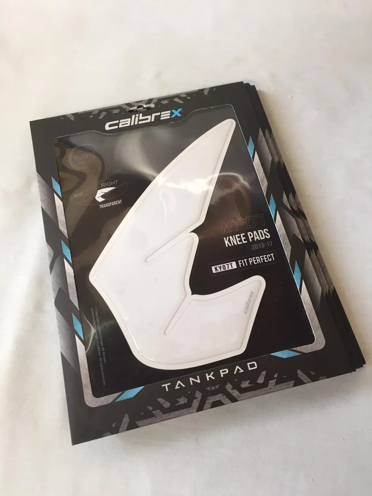 YAMAHA MT-07 KNEE PADS CLEAR TRANSPARENT 2014-2017