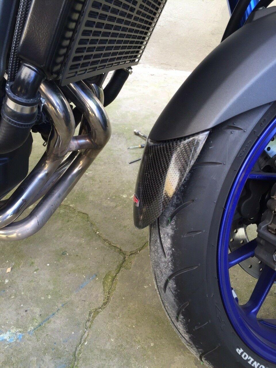 Yamaha MT09 Tracer front fender carbon fiber extension 2015-17