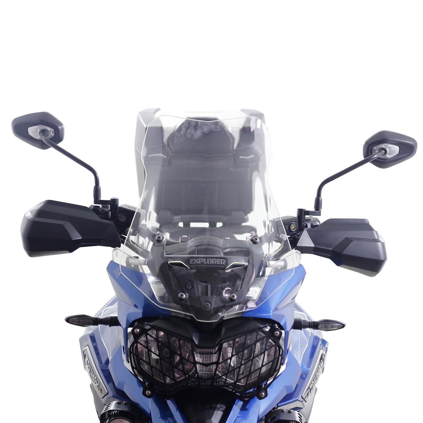 Triumph Tiger800 headlight guard aluminum protector 10-17