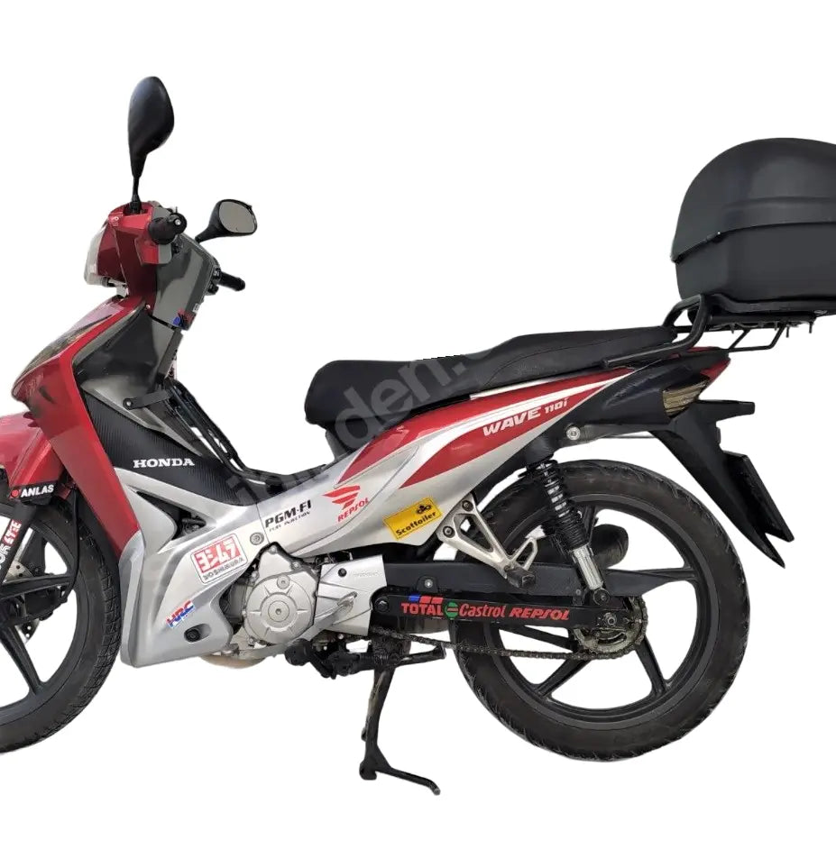 Honda Wave 110 AFS 110I rear + middle center rack pair luggage carrier set