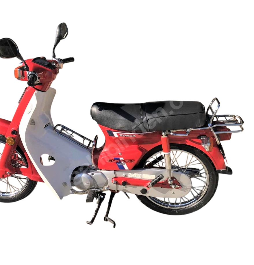 Honda Cub C90/C70/C50 rear and middle racks pair chrome coated 1983-2002