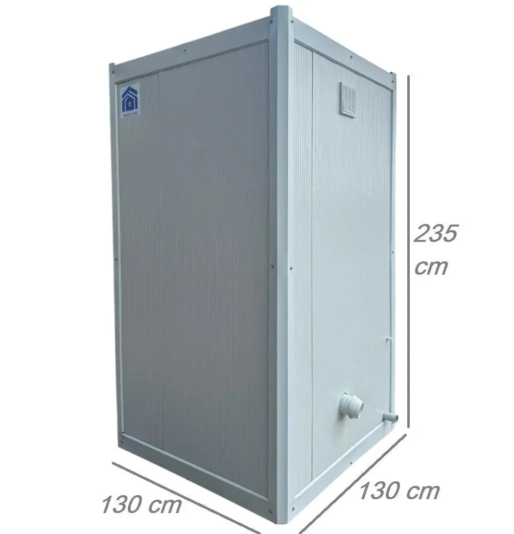 Portable Toilet Unit Welfare Cabin Modular Toilet Block 130x130 cm