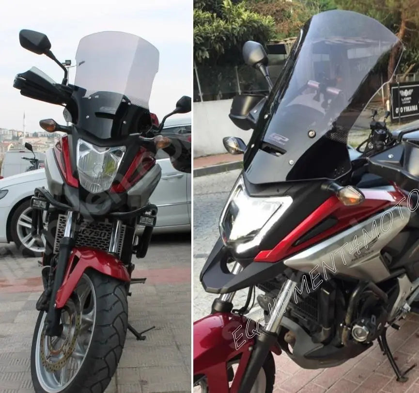 Honda NC750X touring windscreen 57 cm smoke 16-20