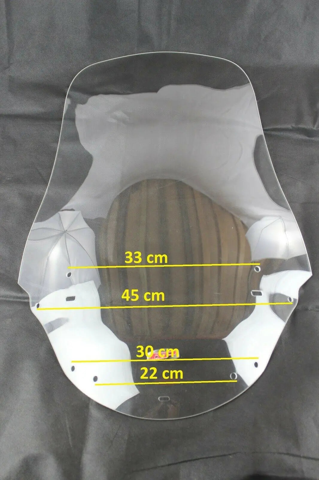 Suzuki Burgman 650 touring clear Windscreen 75 cm 2013-19