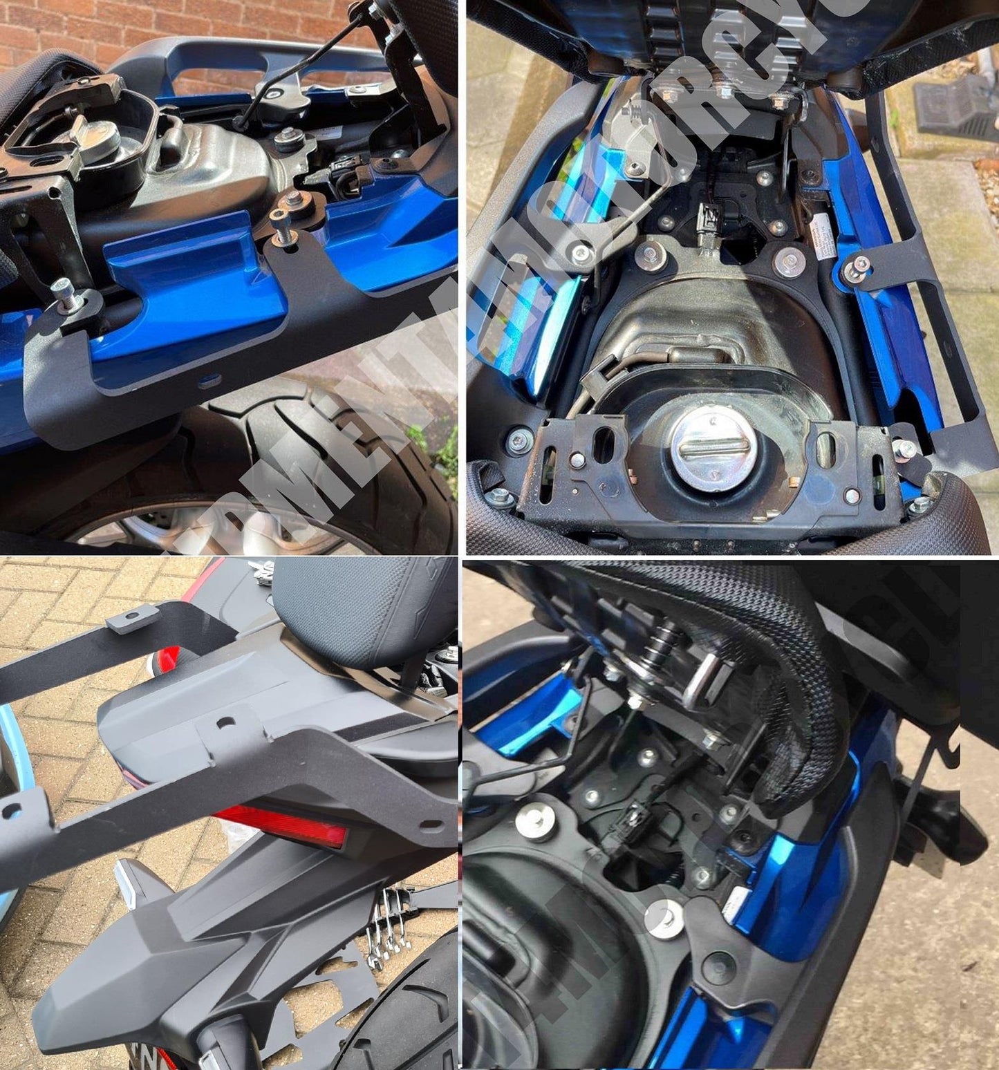 HONDA NC750X pannier racks and rear rack set 2012-2023