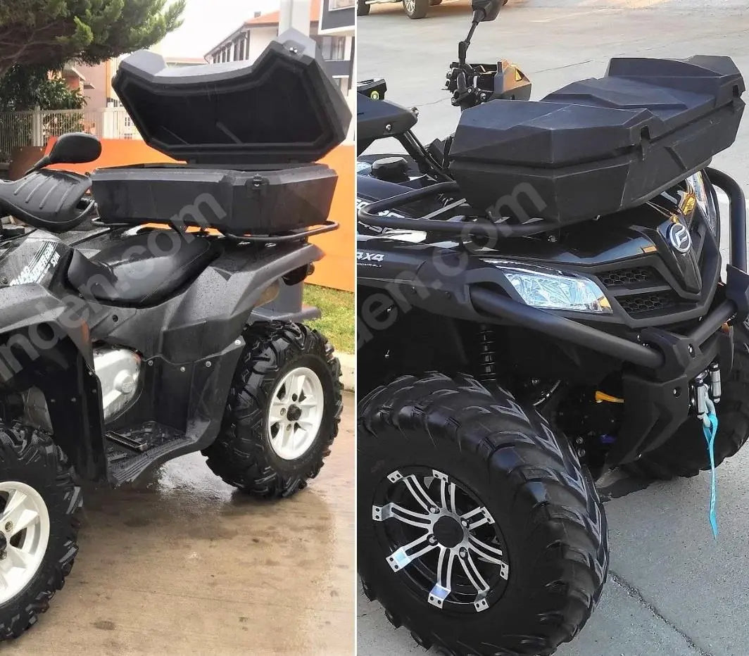 QUAD ATV CARGO BOXES' REAR AND FRONT TRUNKS PAIR X2 BOX