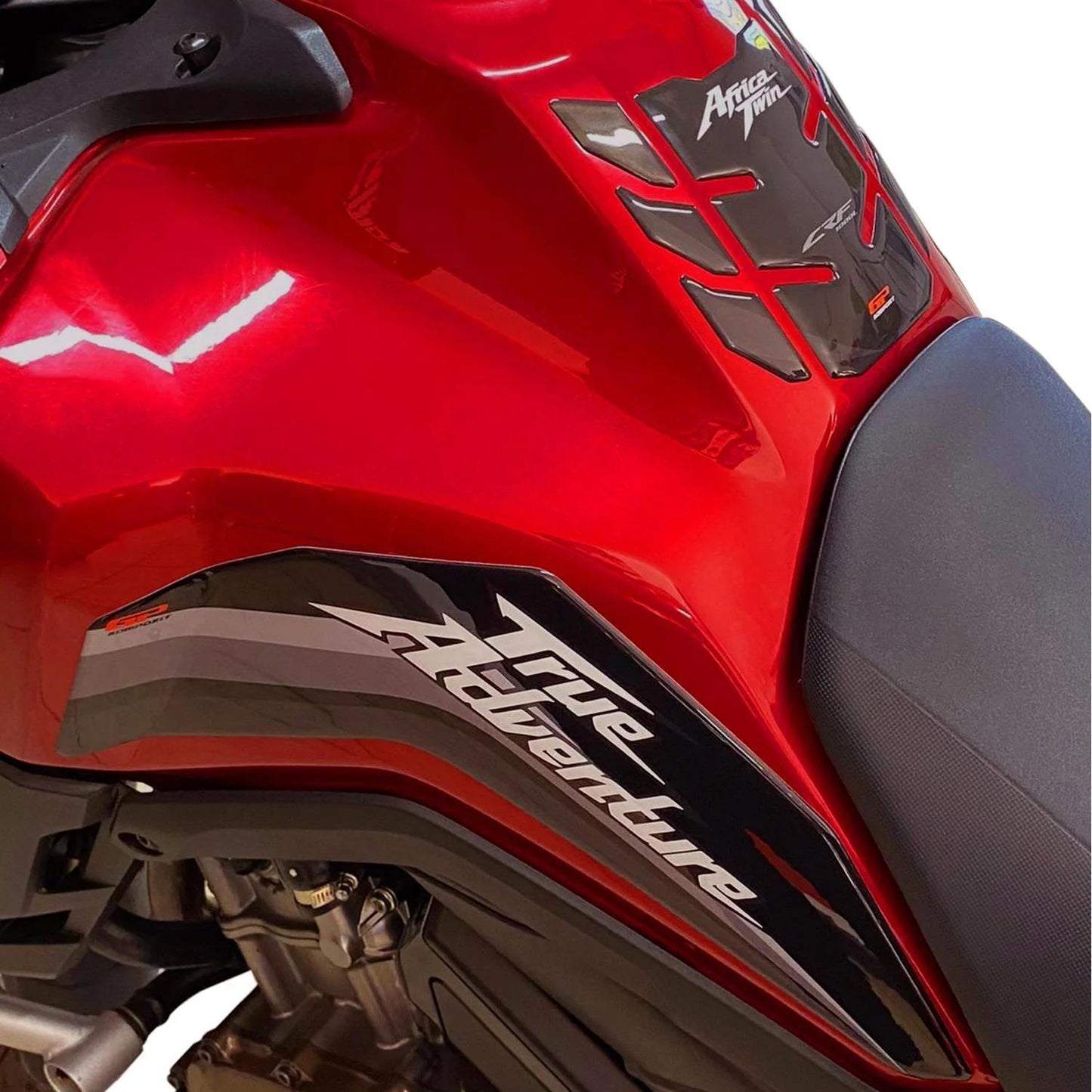 CRF1000L ADV Africa Twin Adventure Tank Pads/Knee Pads Set Blue/Red