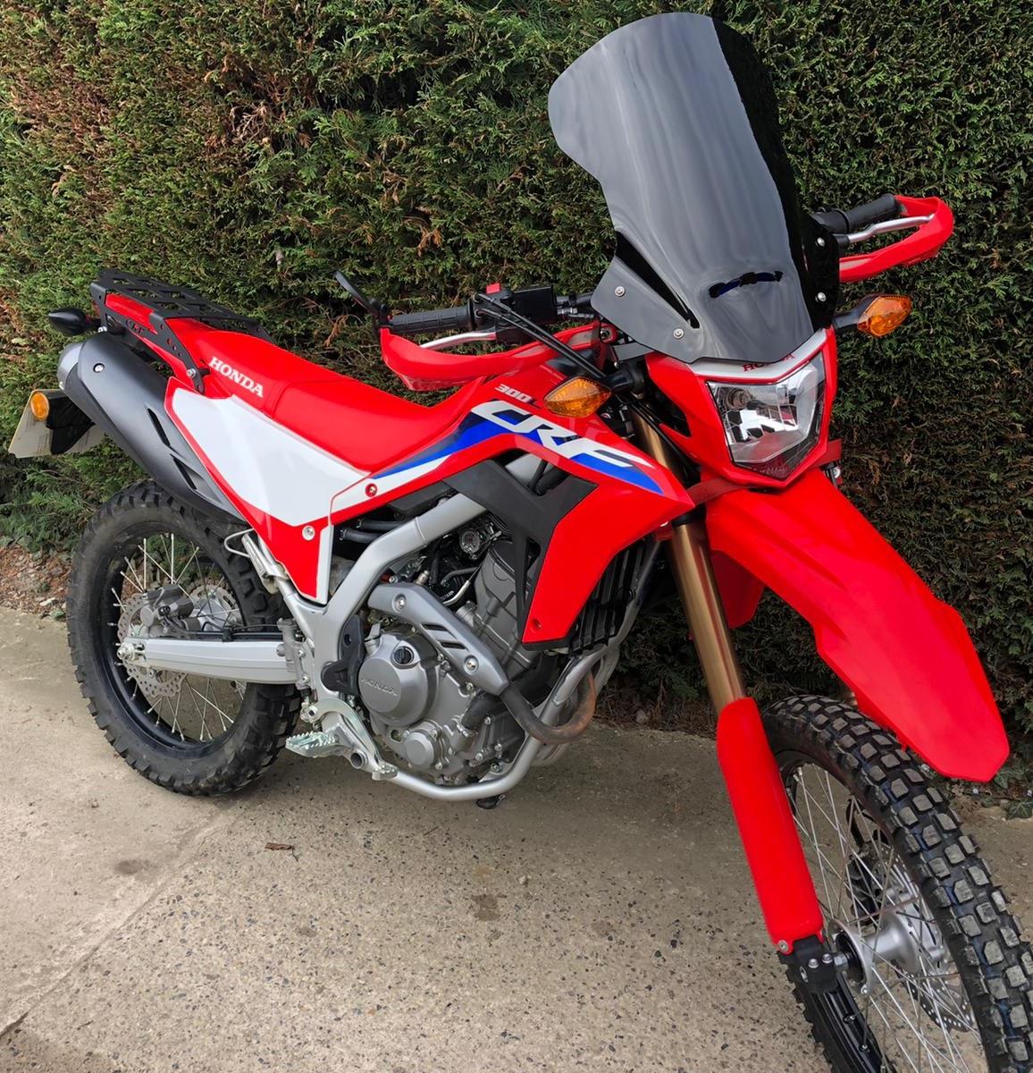 Windscreen for Honda CRF300L/250L Dark Smoke 48 cm 2012-2024