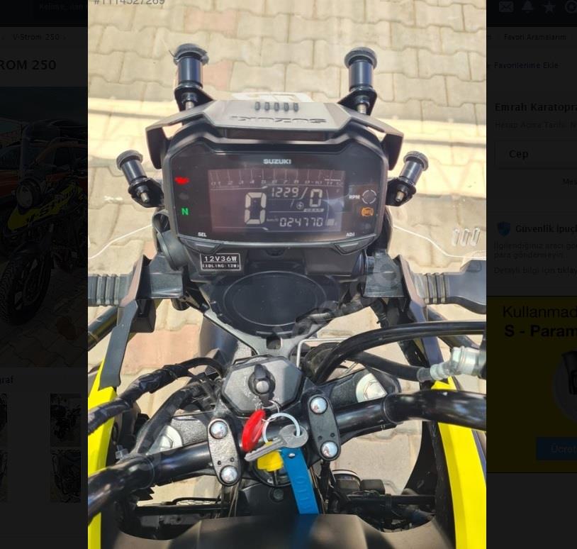 Suzuki V-Strom 250 windscreen DL250 clear 2017-20