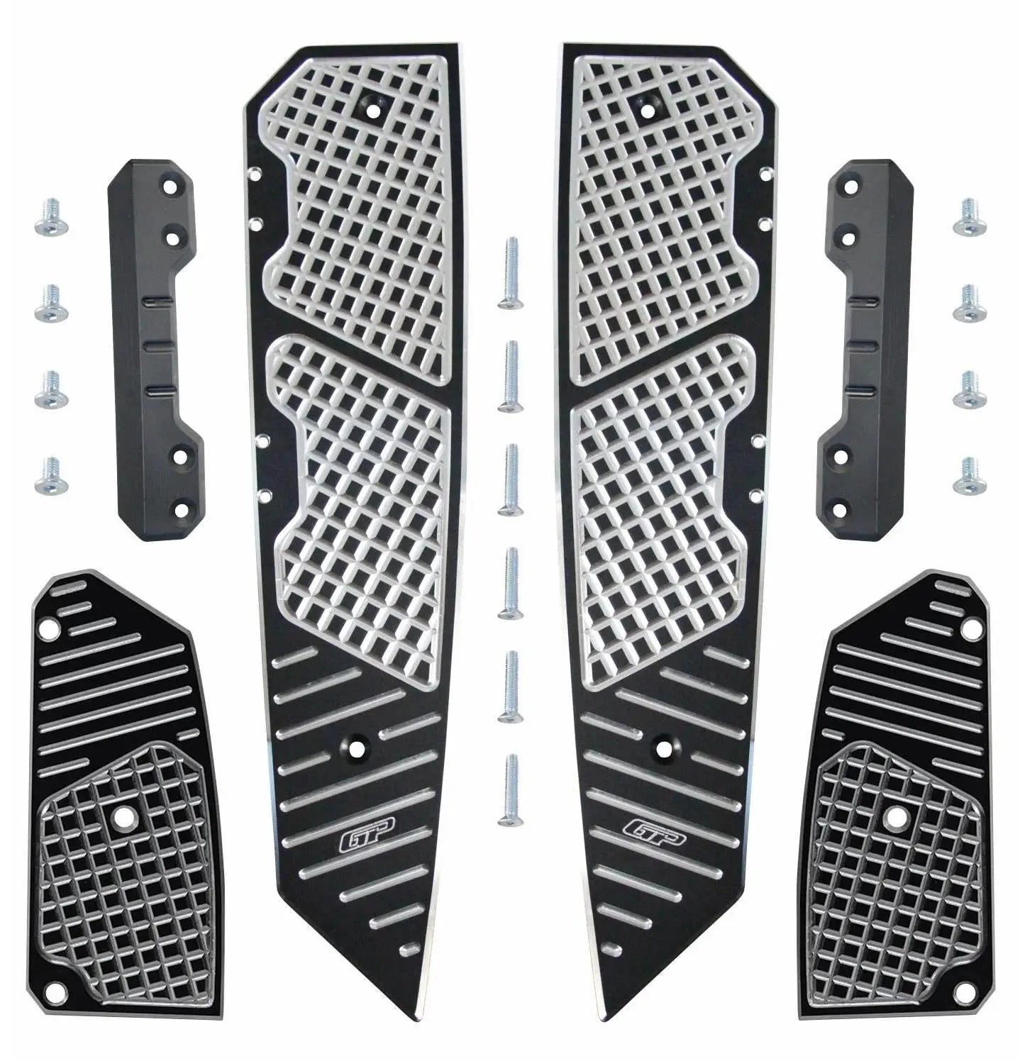 Honda Forza 125/250/300/350 footrests aluminum mats floorboard pads pairs 18-25