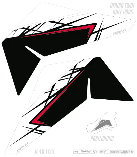 HONDA CRF1000L AFRICA TWIN FULL FAIRING PROTECTION SET RED 16-19