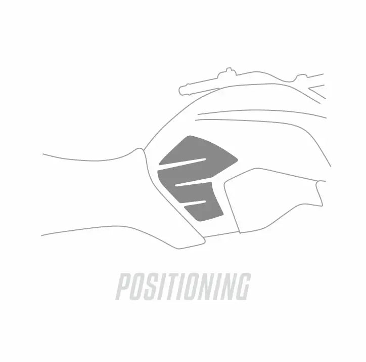 Yamaha MT-09 Tank Pad and Knee Pads Set 2013-2020 Transparent