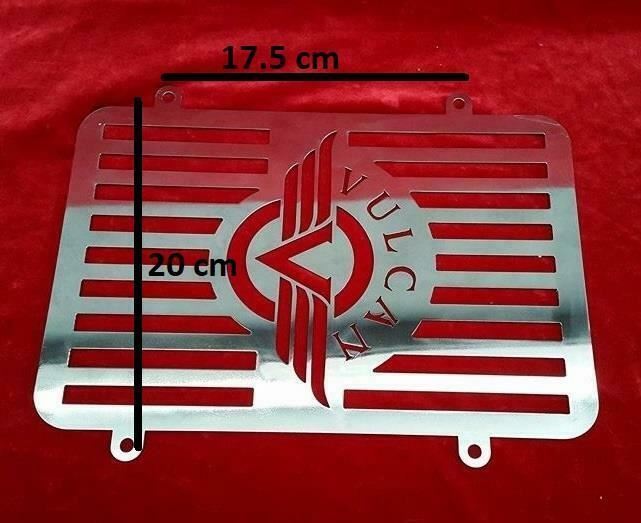 Kawasaki VN900 radiator guard stainless steel chrome electrostatic coated
