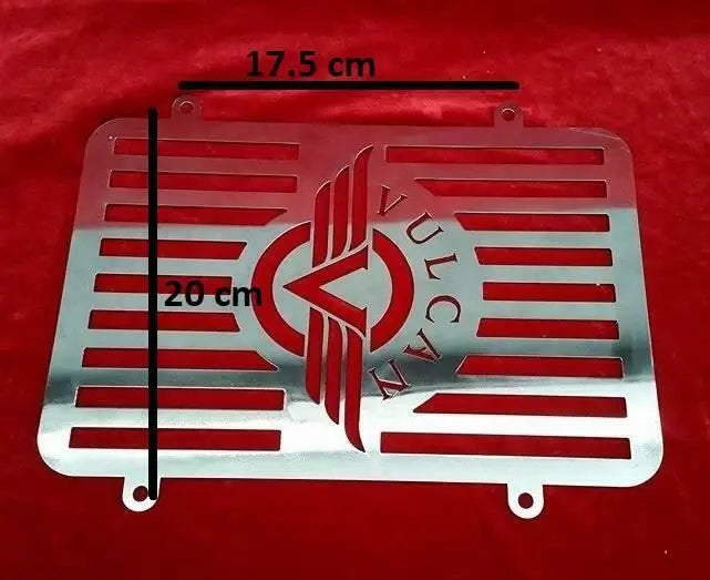 Kawasaki VN900 radiator guard stainless steel chrome electrostatic coated