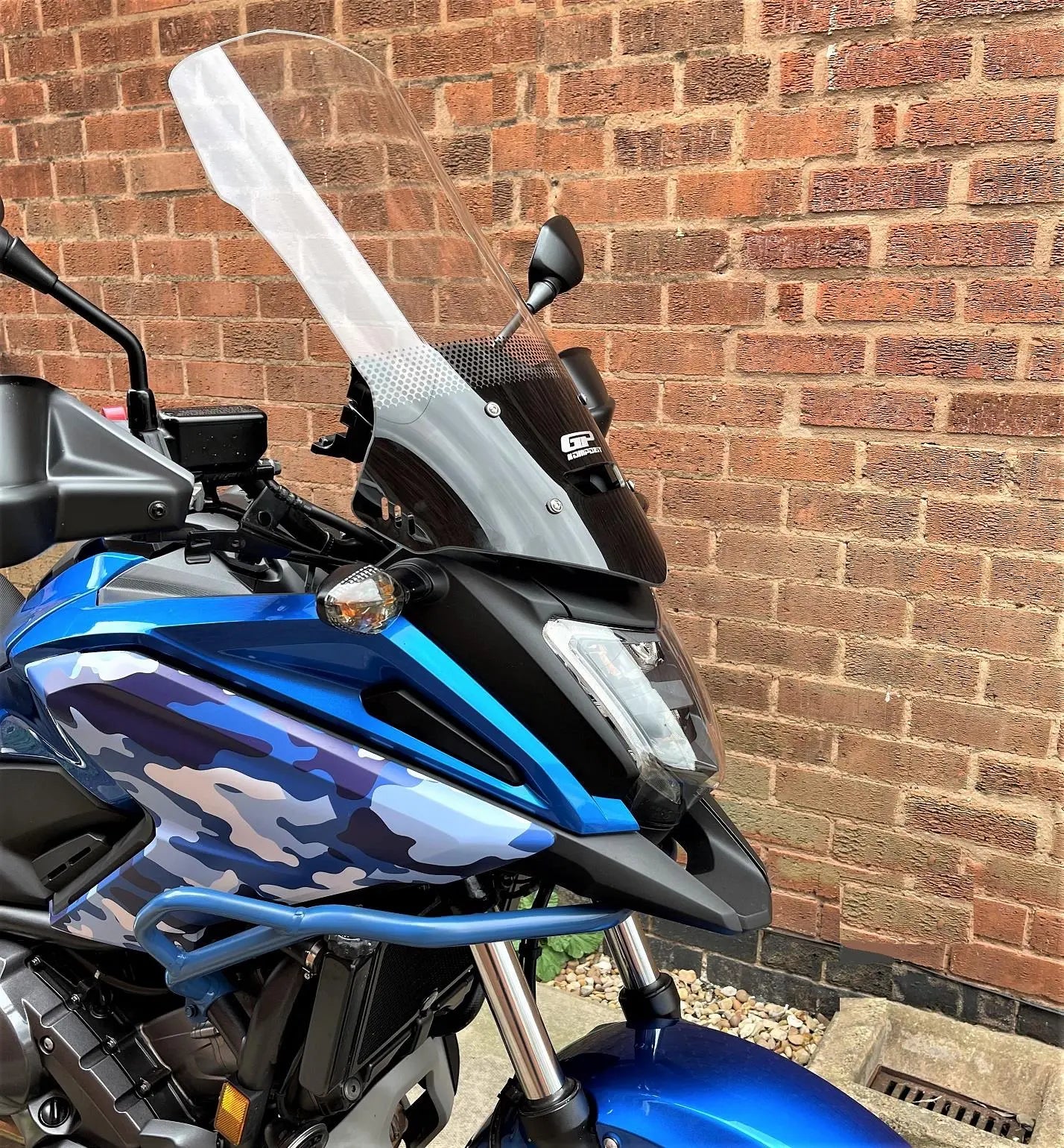 Honda NC750X touring windscreen 165 mm taller clear 16-20