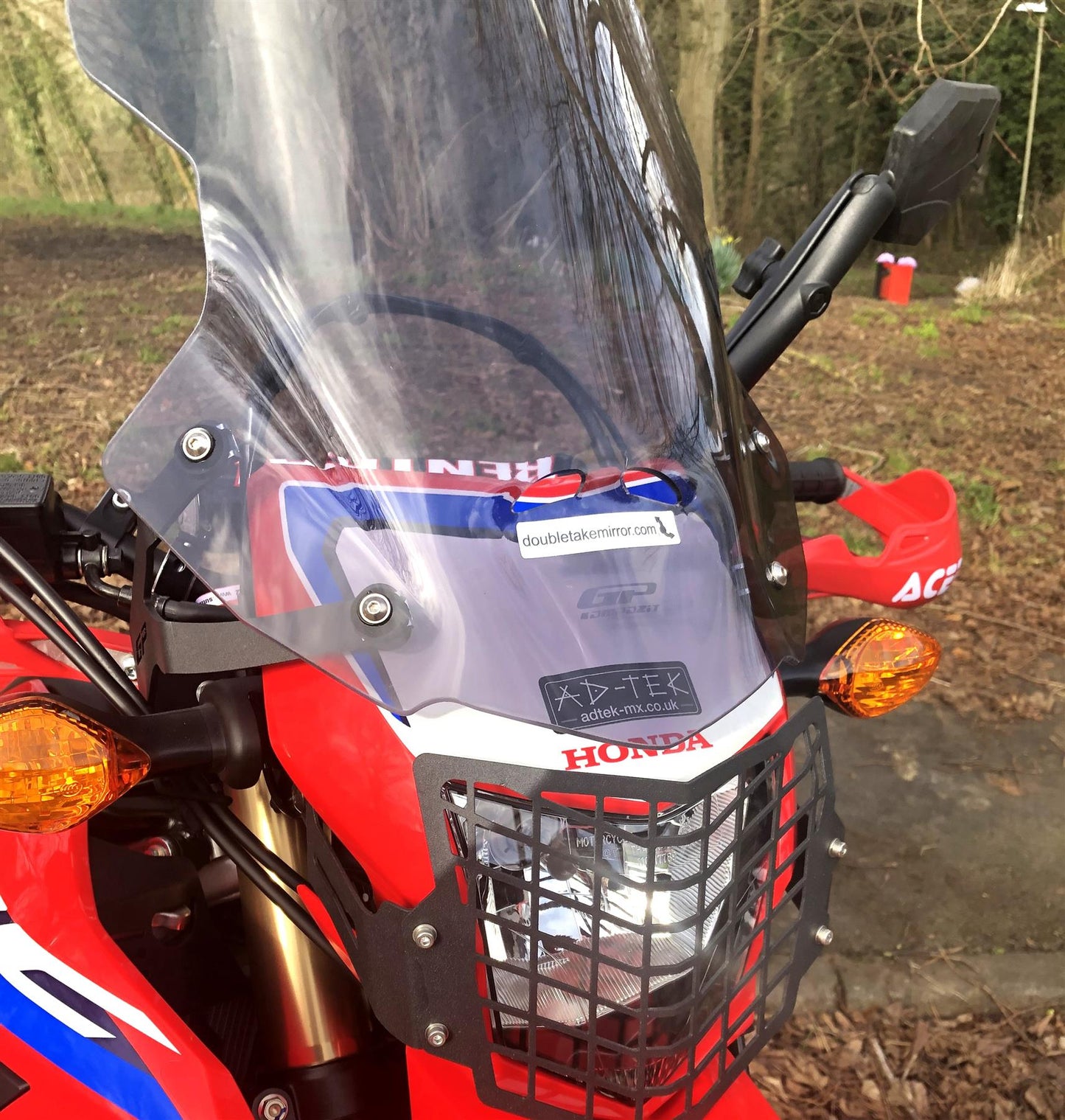 Windscreen for Honda CRF300L/250L Smoke 48 cm 2012-2024