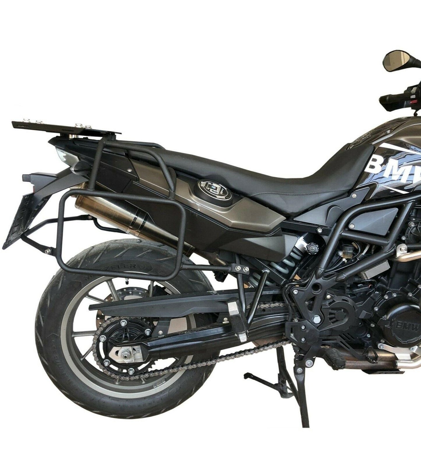 BMW F650GS side pannier rack soft bag holders 08-12