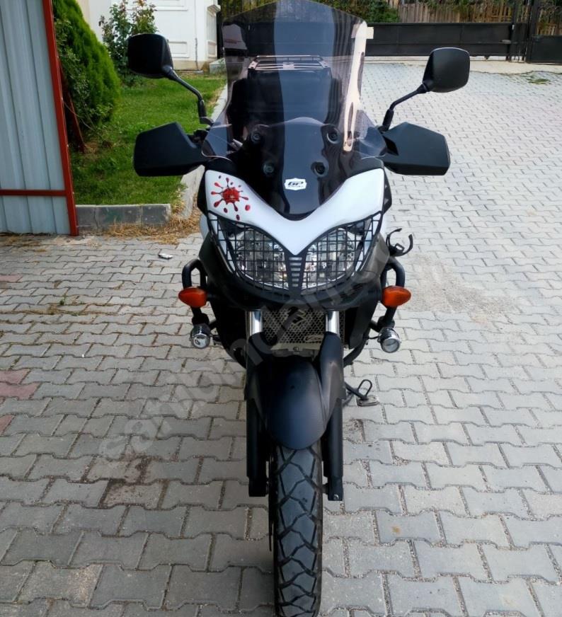 Suzuki DL650 Vstrom touring windscreen smoke 12-16