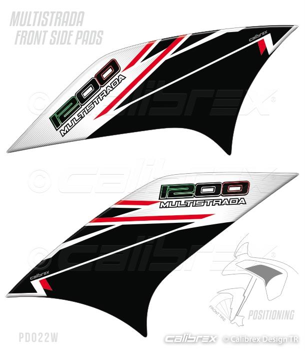 DUCATI MULTISTRADA 1200 MIX COLOR FAIRING PROTECTION FULL SET 10-14