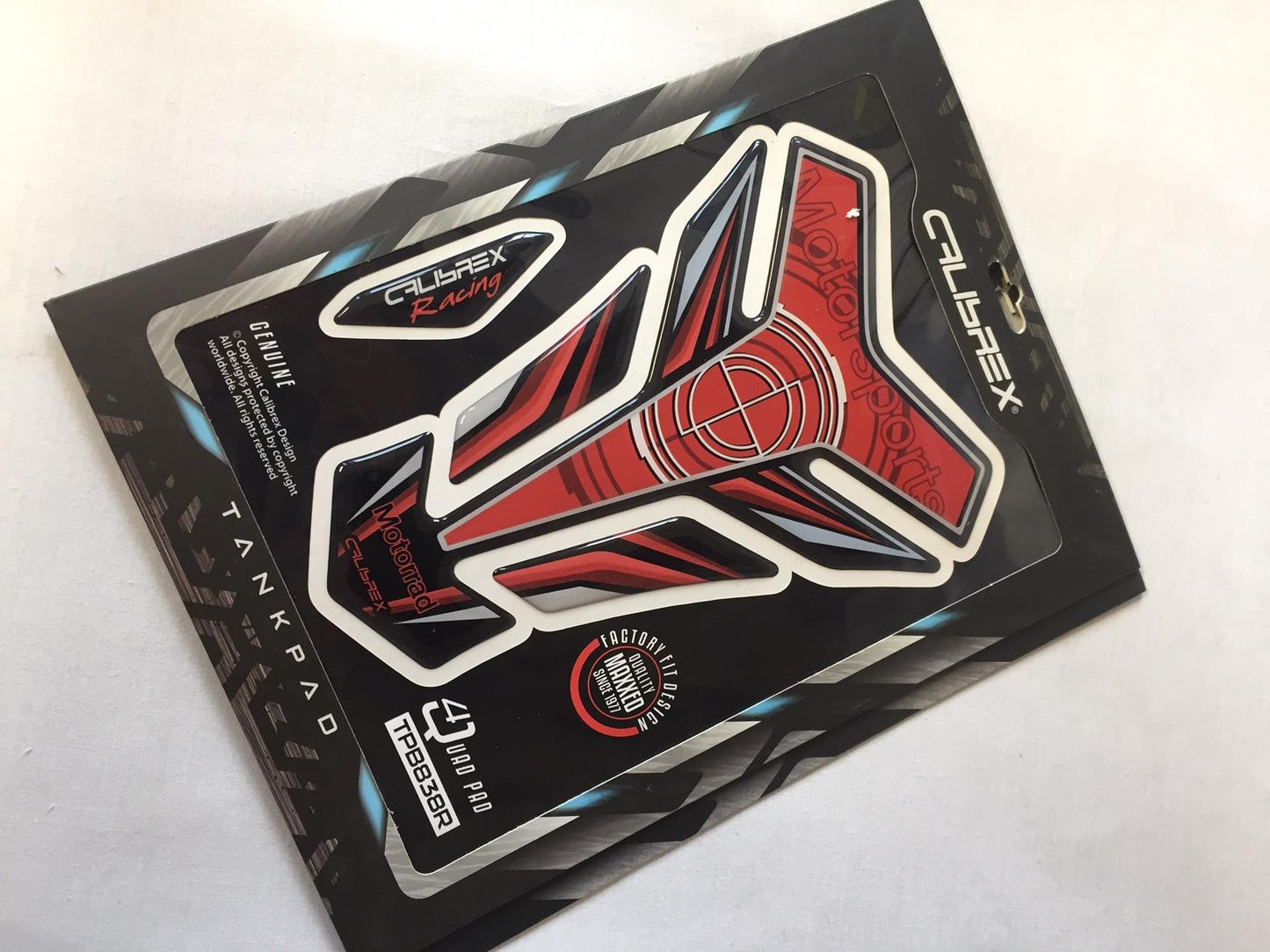 BMW MOTORCYCLE MOTORRAD TANK PAD CALIBREX DESIGN RED