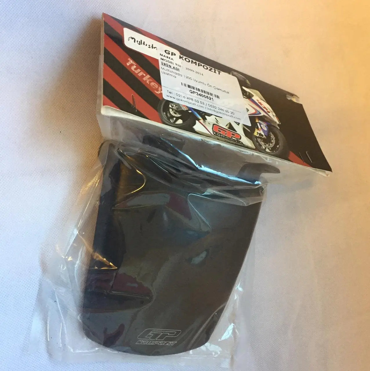Ducati Multistrada 1200 front fender extension 2009-14 carbon fiber