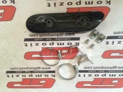 KTM EXC 250 4T exhaust protector 2009-18 carbon fiber