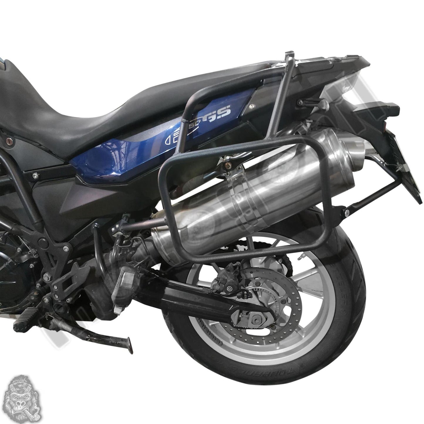 BMW F700GS side pannier rack soft bag holders 12-17