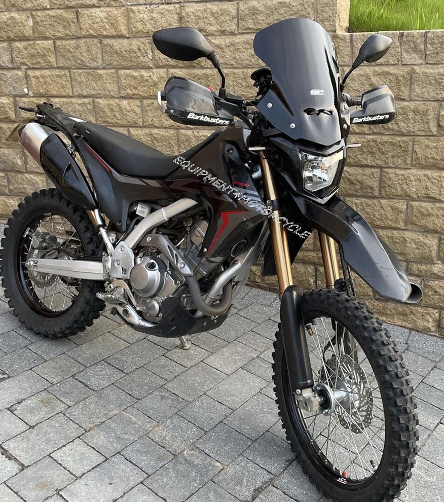 Honda CRF250L dark smoke windscreen 42 CM