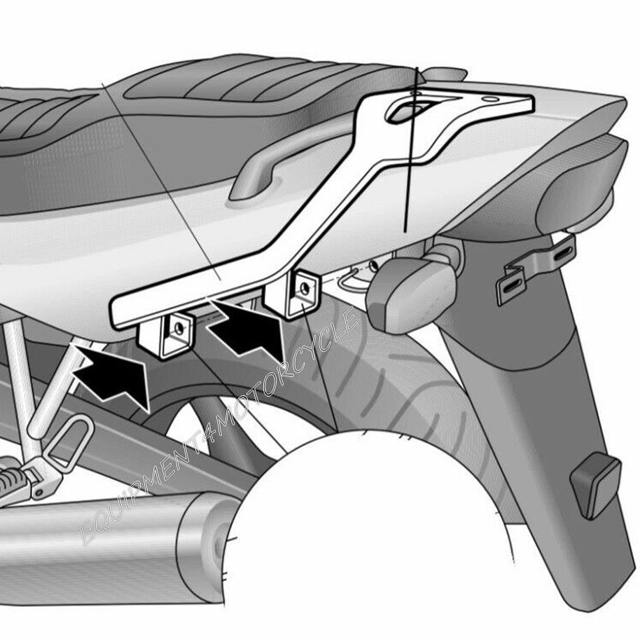 Yamaha XJ600 Diversion rear rack luggage carrier 93-05