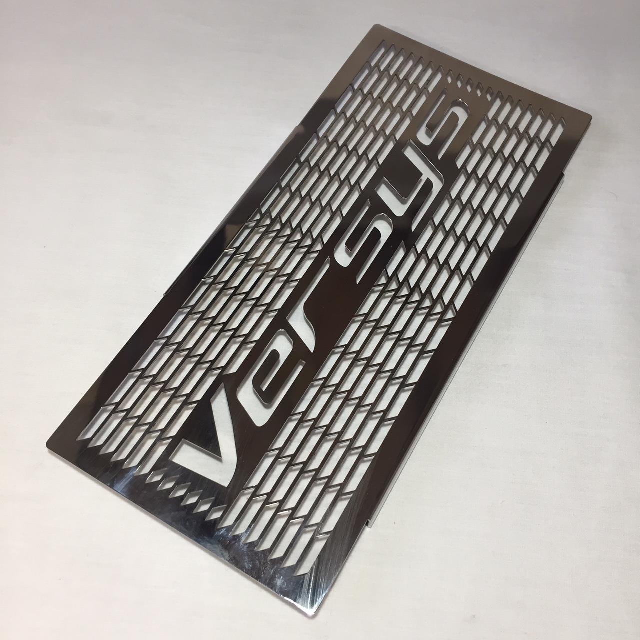 Kawasaki Verys 650 chrome radiator guard 2015-2023