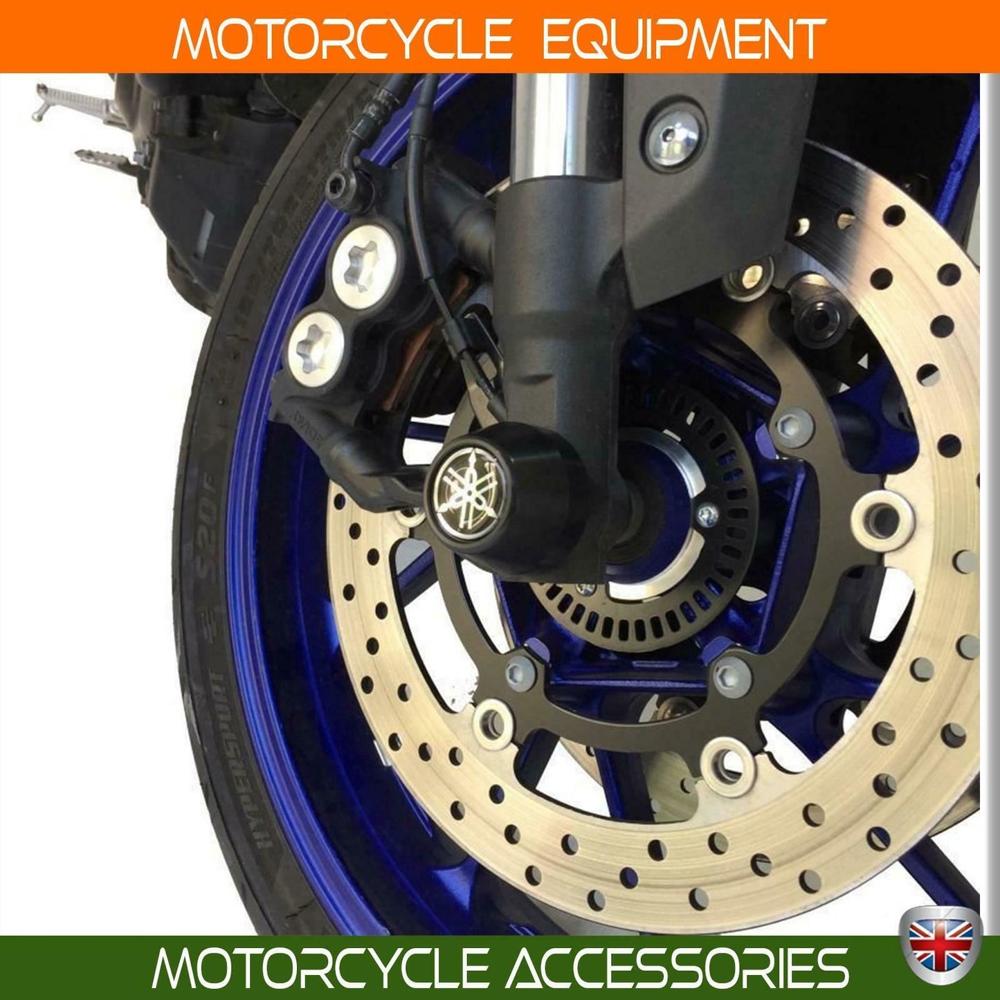 Yamaha MT 09 Axle guard front and rear pair set 13-16