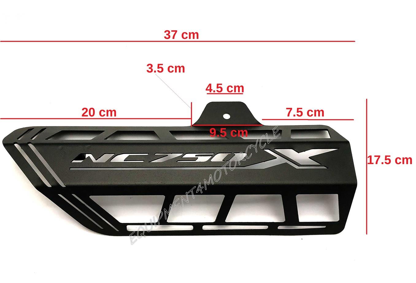Honda NC750X exhaust guard 2014-15