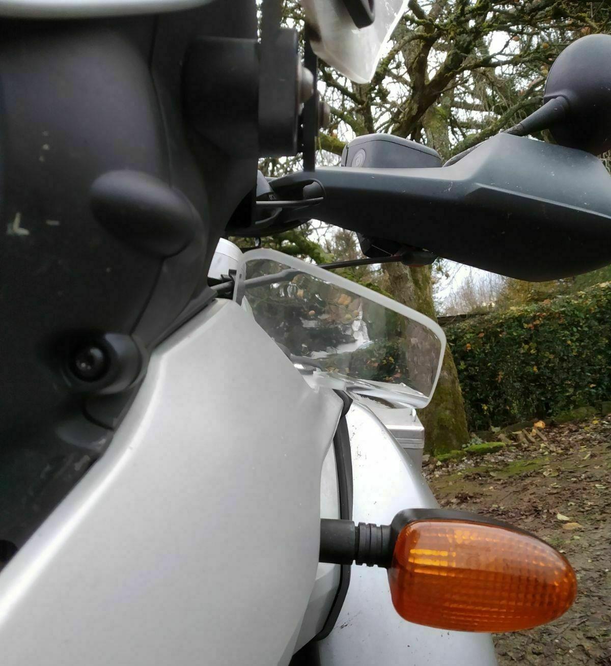 BMW R1150GS side wind deflector pair clear 99-05