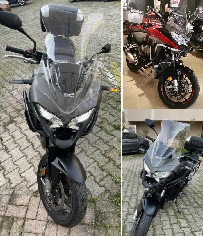 Honda VFR800X Crossrunner 55 cm clear windscreen 15-16