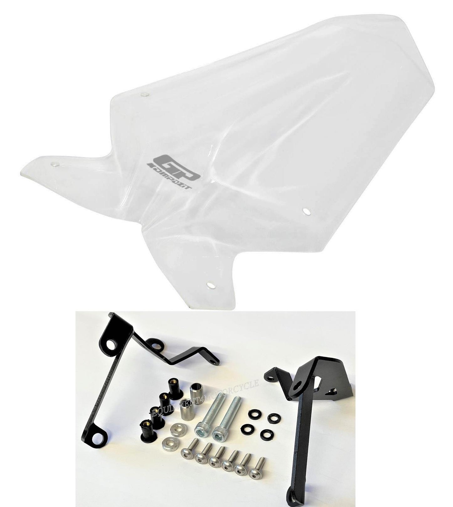 KTM Duke 390 windscreen 46 cm clear 2017-2023