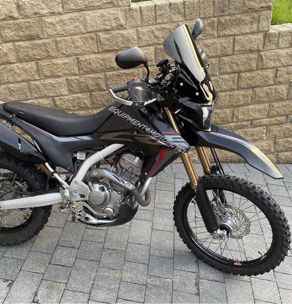 Honda CRF250L dark smoke windscreen 42 CM