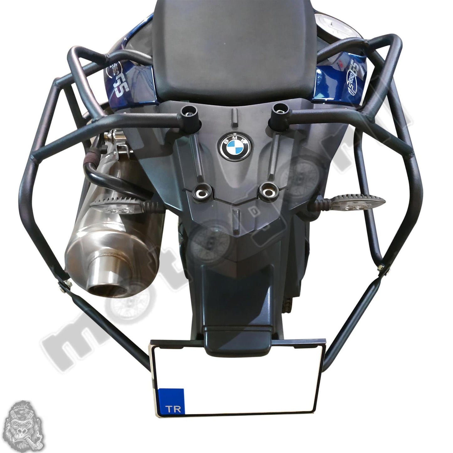 BMW F800GS side pannier rack soft bag holders 08-17