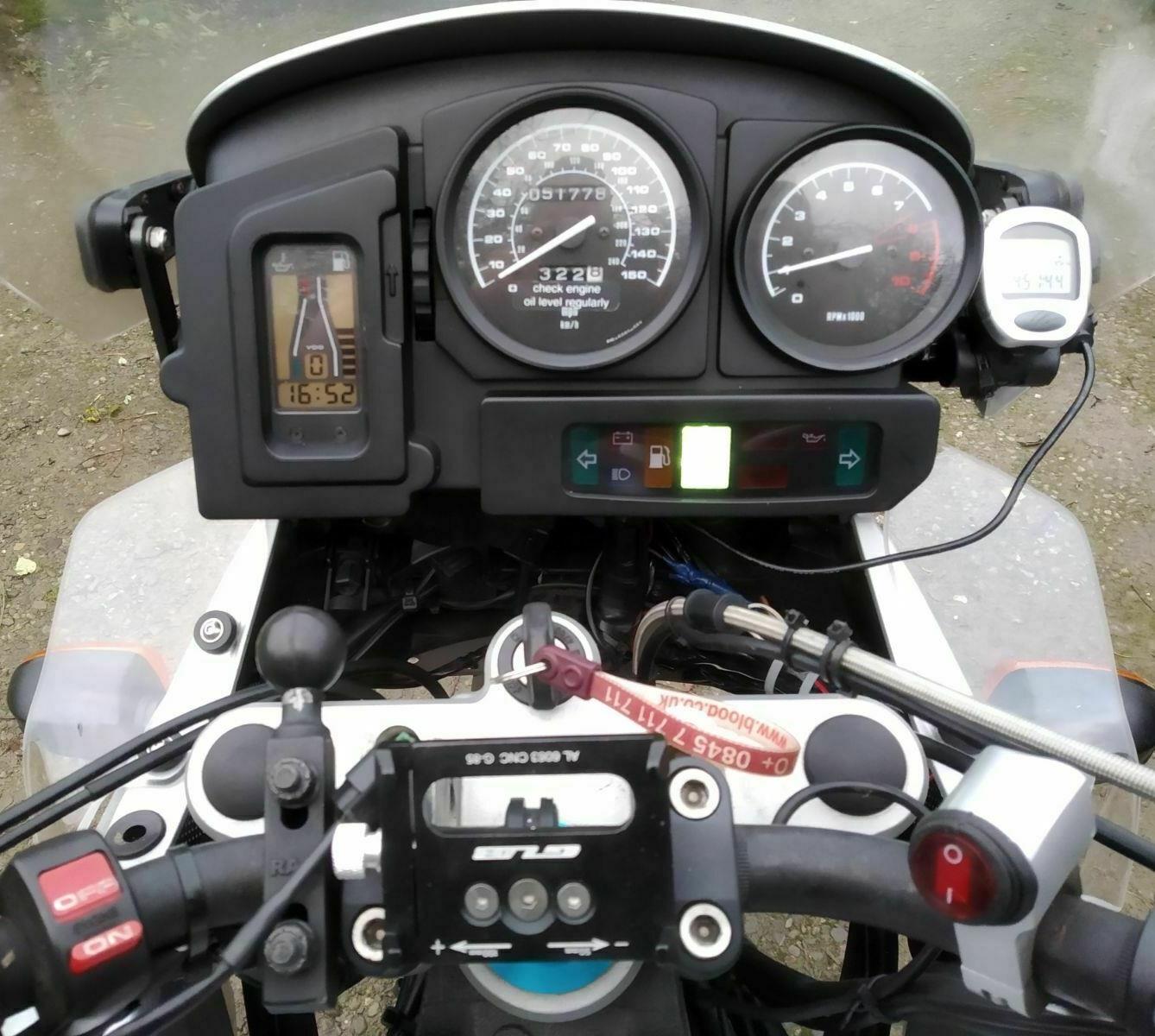 BMW R1150GS side wind deflector pair clear 99-05