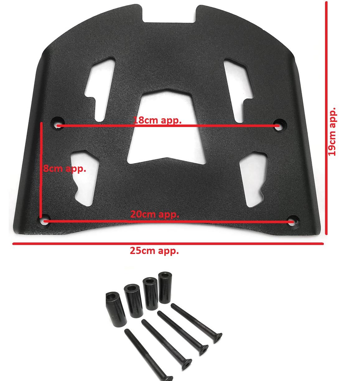 Triumph Tiger800 rear rack top box carrier 10-19