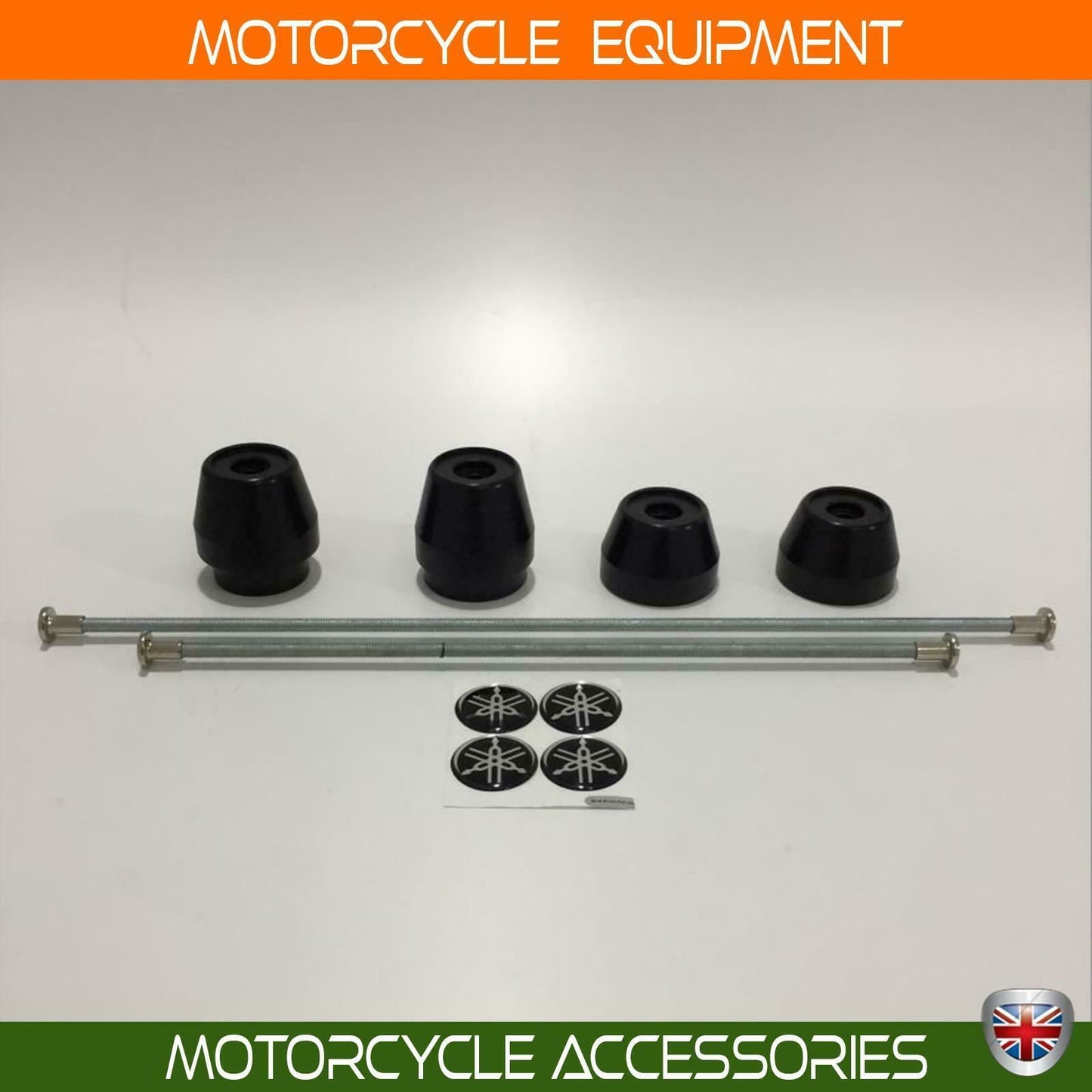 Yamaha MT 09 Axle guard front and rear pair set 13-16