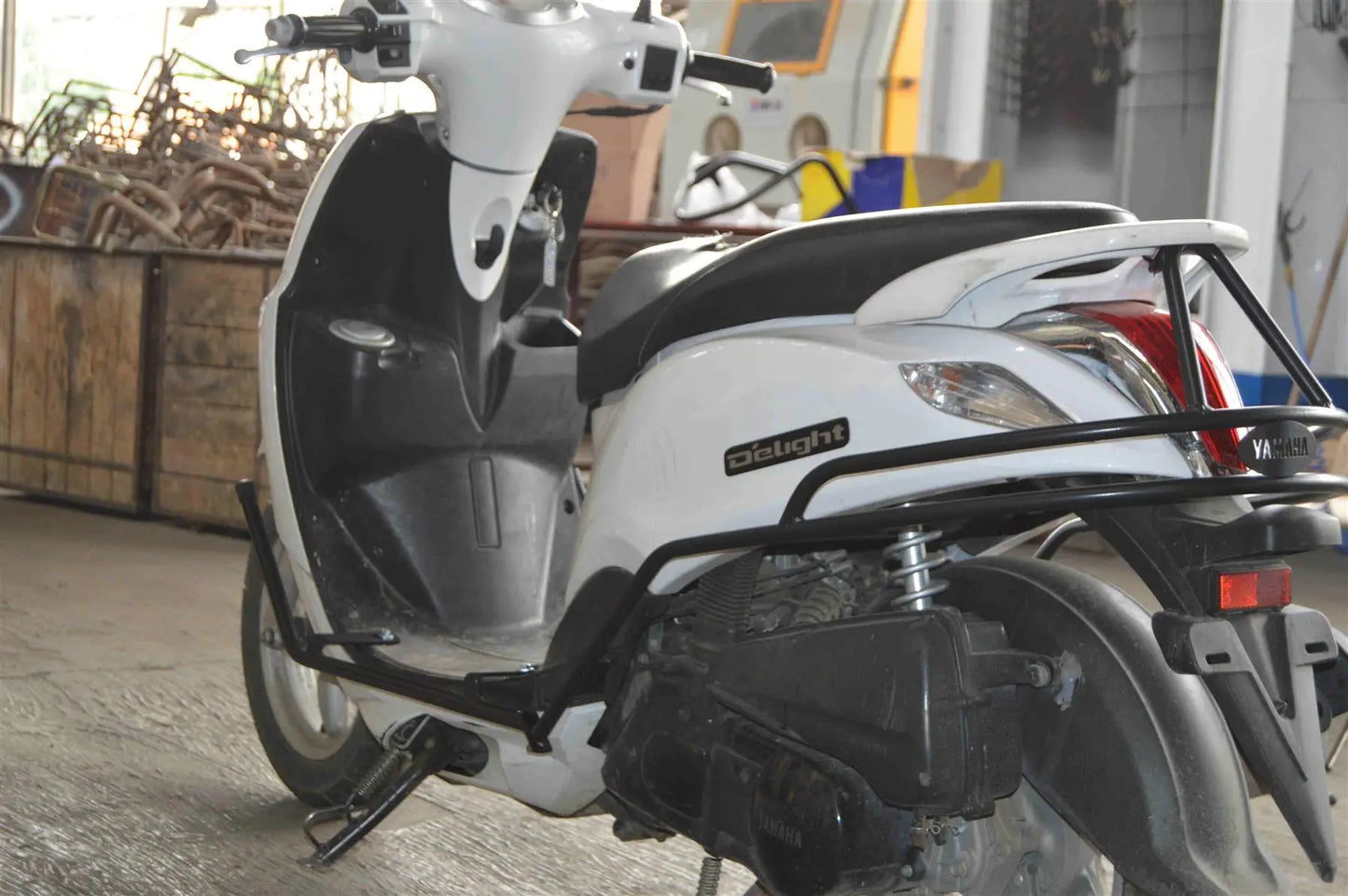 Yamaha Delight 115 crash bars full fairing guards 2013-2016