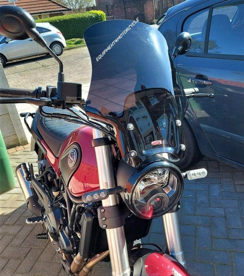Benelli Leoncino 500 windscreen dark smoke 18-23