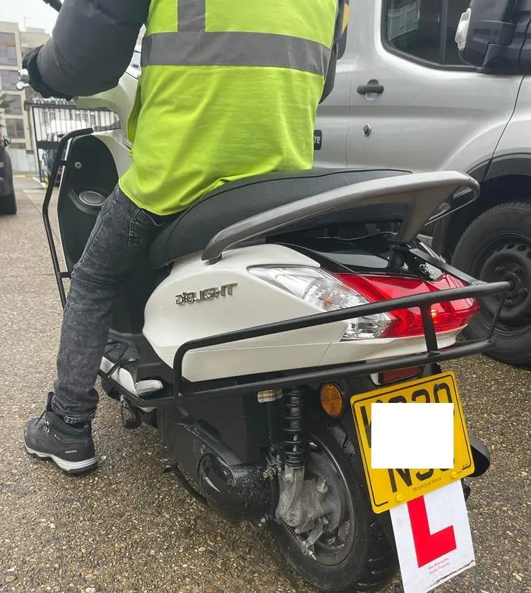 Yamaha Delight 125 crash bars full fairing guards 17-20