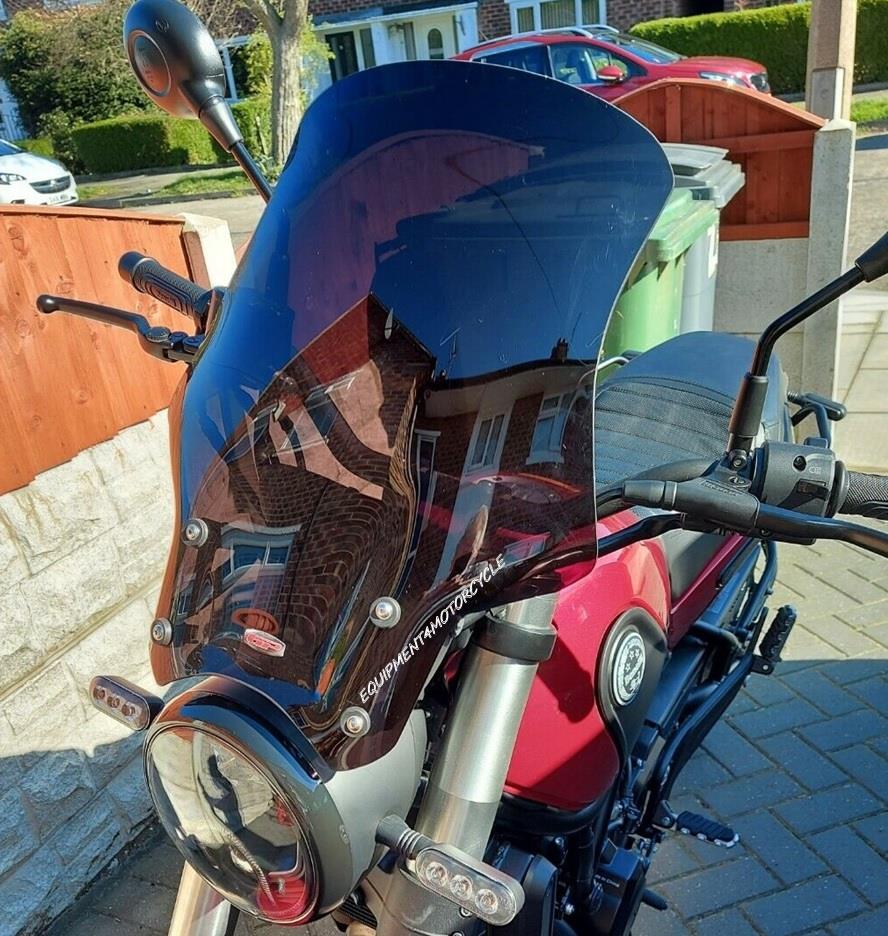 Benelli Leoncino 500 windscreen dark smoke 18-23
